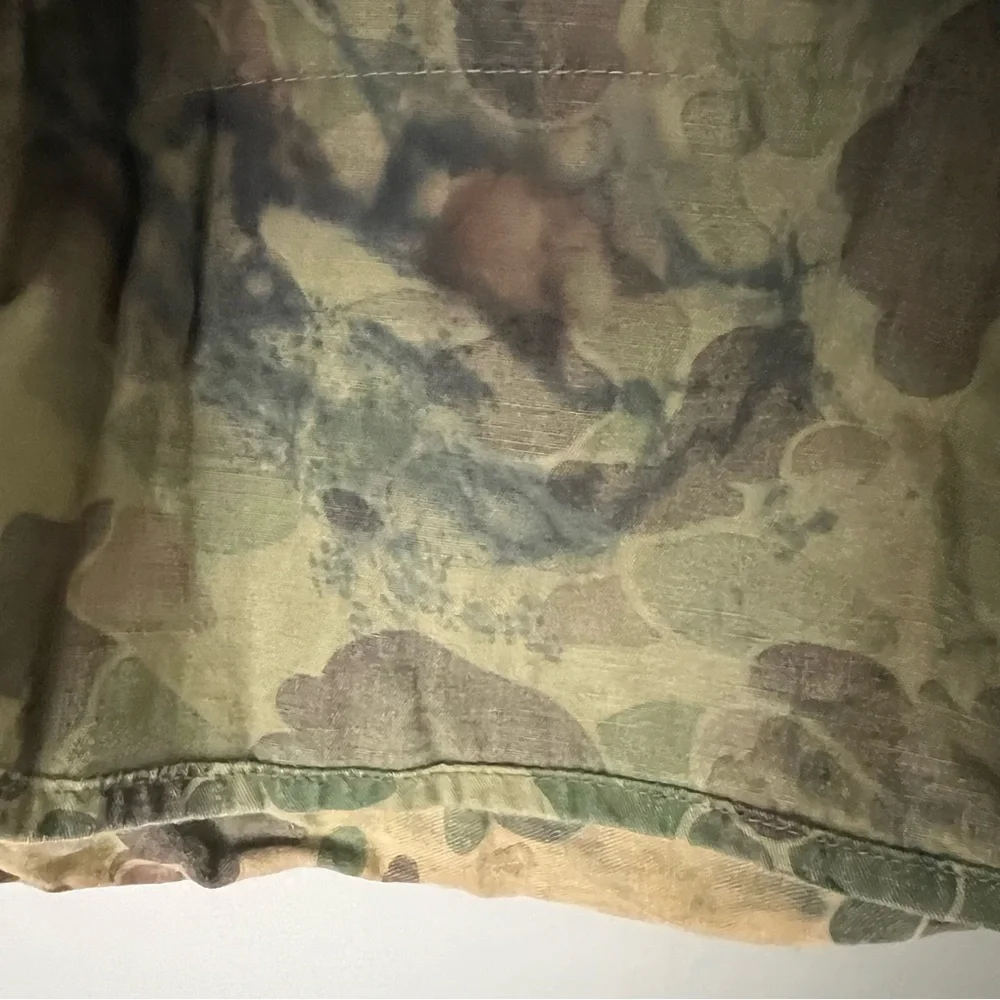 BLACK SHEEP 60s 70s Camo Vest Duck Hunting Shooting Game Pouch Duck Vintage